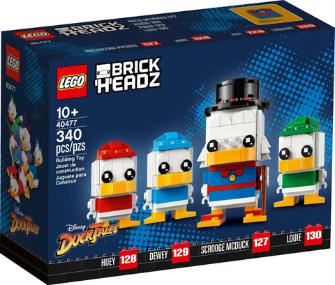 LEGO Retired Brickheadz 40477 Scrooge McDuck, Huey & Louie - FREE SHIPPING