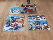 Vintage Lego 6381 Motor Speedway Complete with Lids Box and Instructions