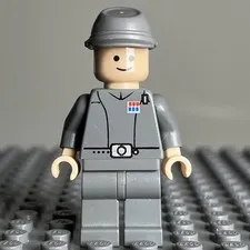Lego Star Wars Minfigure SW0154 Imperial Officer Captain Commander Cavalry 3D