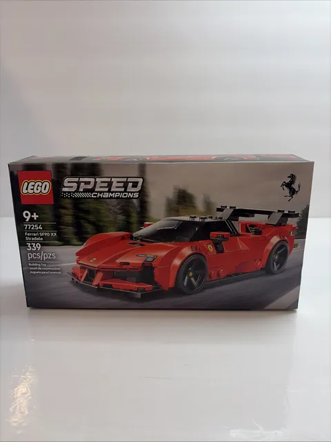 LEGO SPEED CHAMPIONS SET #77254 FERRARI SF90 XX STRADALE 339 PIECES AGES 9+ NIB
