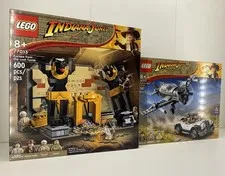 LEGO Indiana Jones: Escape from the Lost Tomb 77013 & Fighter Plane Chase 77012