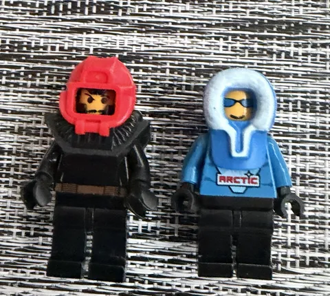 VINTAGE LEGO Arctic Explorer Minifigures Lot of 2 Plastic Arctic Subtheme