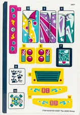 LEGO STICKER SHEET 41681 FOREST CAMPER VAN & SAILBOAT from set New & Genuine
