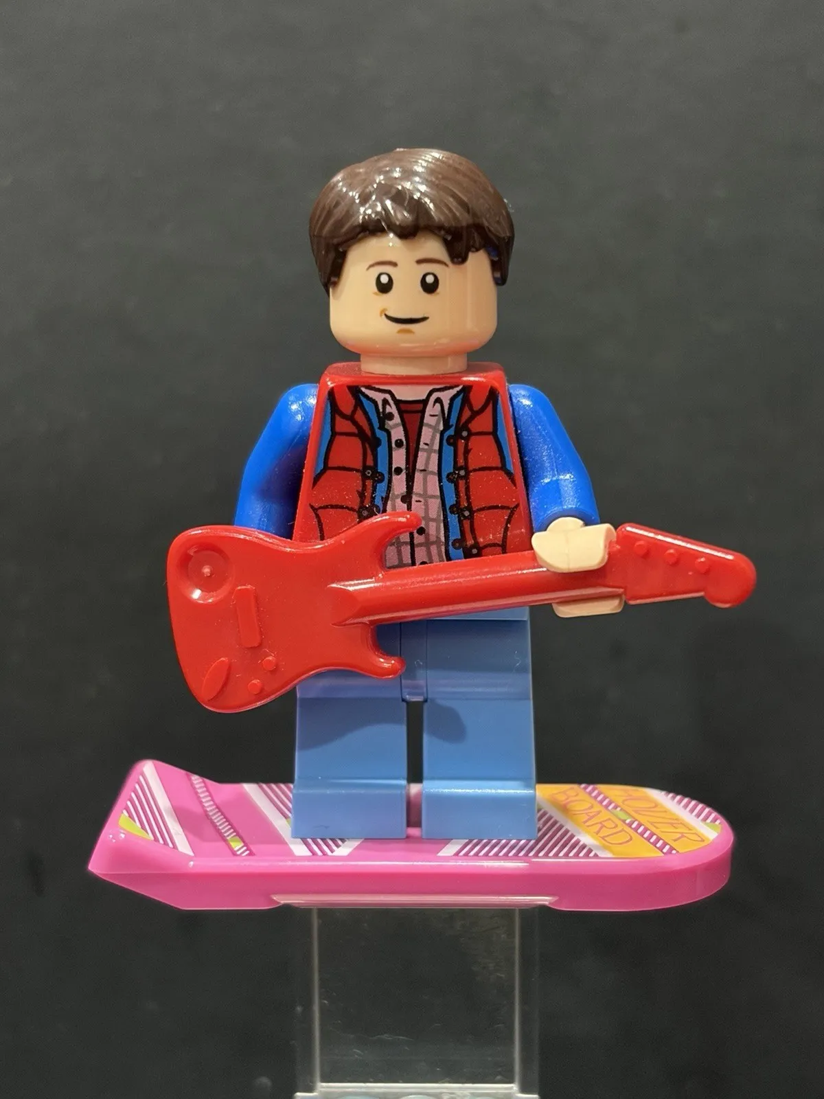 LEGO Back to the Future Marty McFly Minifigure With Hoverboard And Guitar