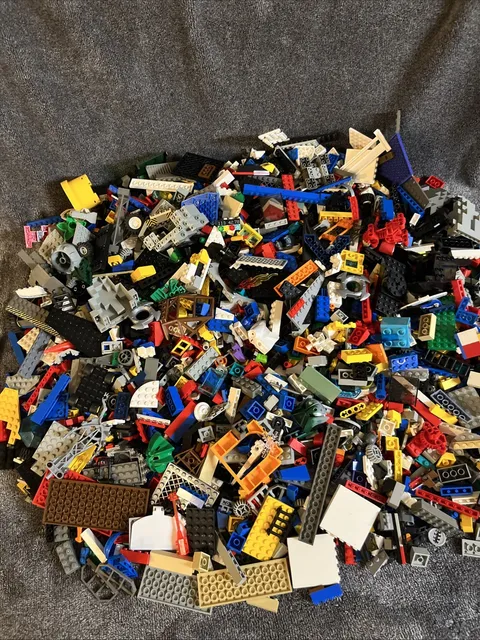 ~10 LBS Assorted Bulk LEGO Lot W/ Bionicle Hero Factory, Rare Pieces, + More