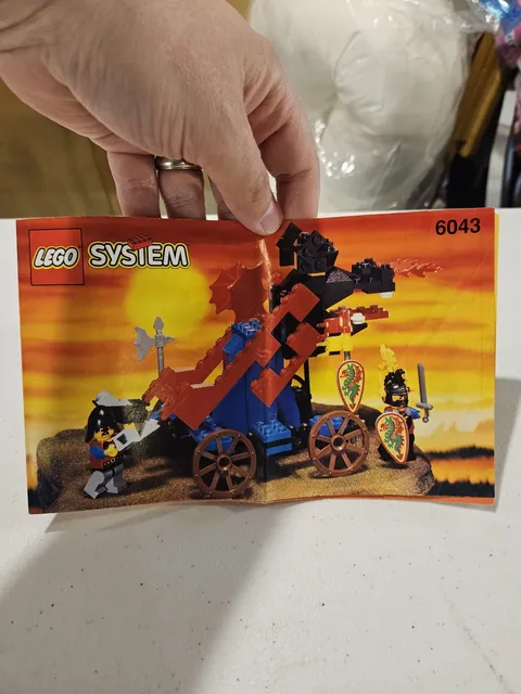 LEGO Castle System 6043 1993 Dragon Defender Instruction Manual Booklet *Only*
