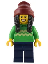 LEGO: Holiday Shopper Female Bright Green (hol286)