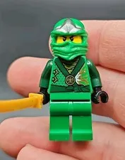 LEGO Ninjago Lloyd Techno Robe Rebooted Minifigure - njo0097 70725 Hood & Sword