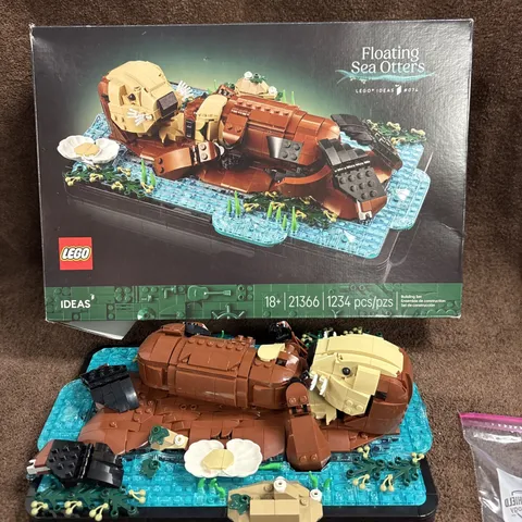 *LEGO Ideas Floating Sea Otters 21366 Building Kit (1234 Pieces)