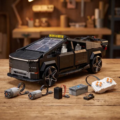 Cybertruck Car Building Blocks Moc Technic 42056 42232 42177 42172 42110 42115 42126