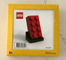 LEGO Yellow Picture Frame / Display Frame Display Stand 6313287 Age 6+