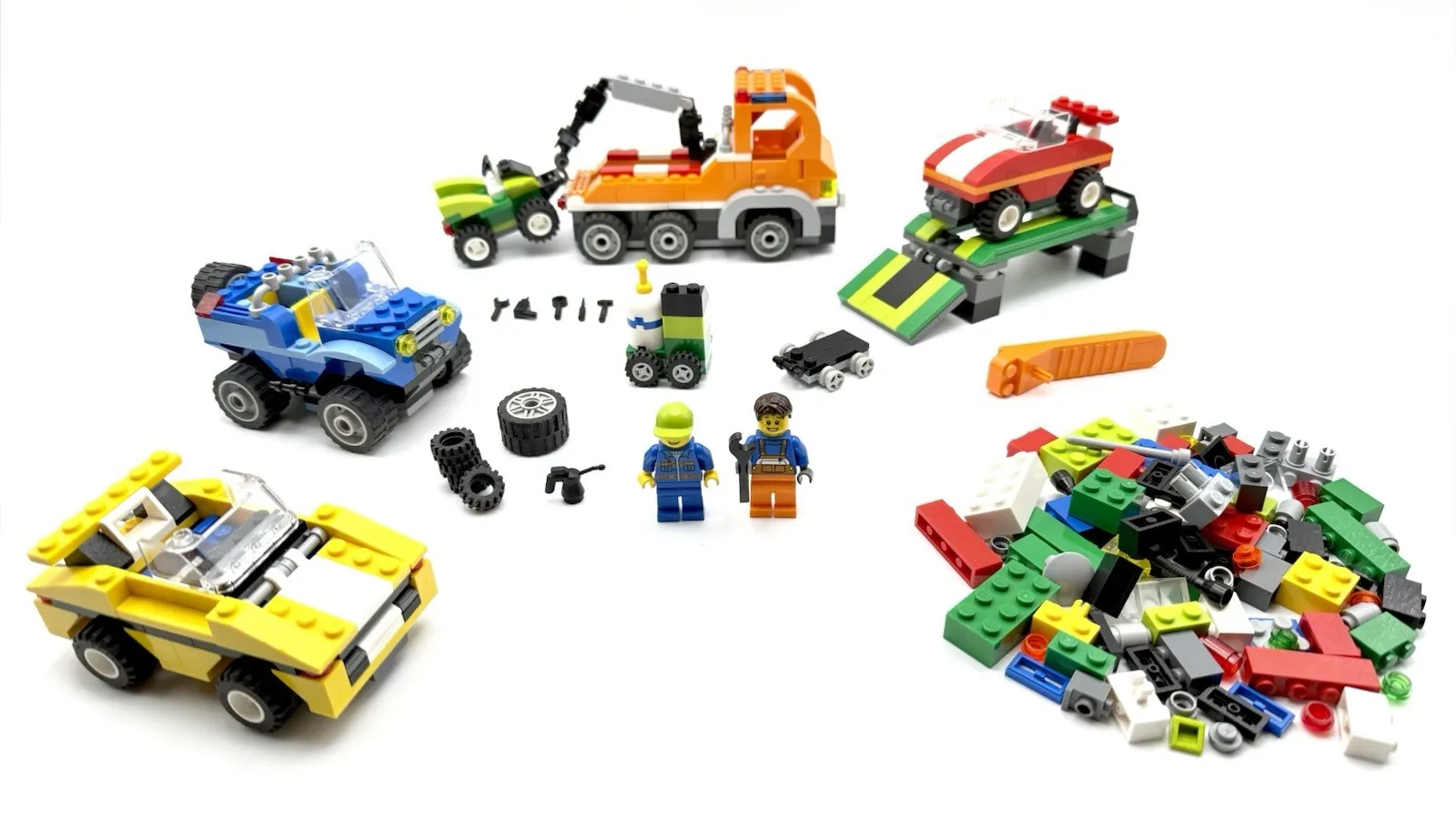 Lego Creator Fun With Vehicles (4635) Complete w/ Minifigs, Instructions, No Box