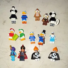 LEGO Disney Minifigures The Disney Series Lot Mickey Donald Chip Dale Jafar