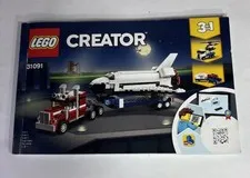 LEGO CREATOR 3-in-1 Shuttle Transporter Manual Only #31091