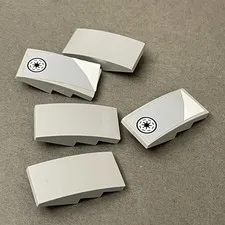 Lego 93606 Light Gray Replacement Parts Pieces Lot of 5