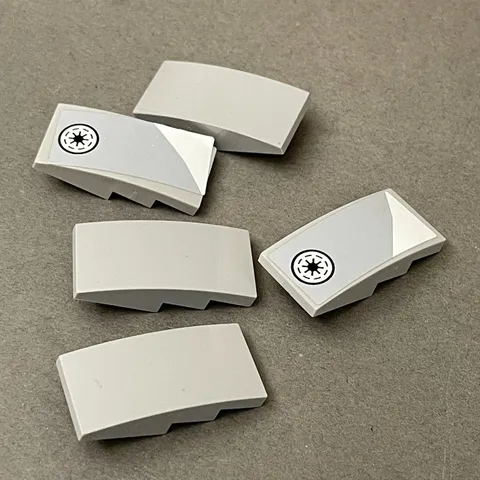 Lego 93606 Light Gray Replacement Parts Pieces Lot of 5