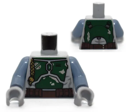LEGO Minifigure Torso Star Wars Mandalorian Boba Fett dark green 75243 6261254