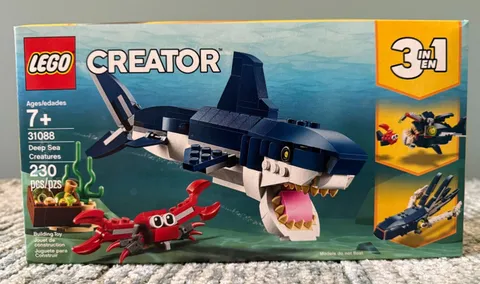 LEGO CREATOR: Deep Sea Creatures (31088) 3 in 1 BRAND NEW Sealed in Factory Box