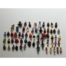 LEGO Minifigures Bulk Lot Marvel DC Comics Star Wars Ninjago Bionicles Minecraft