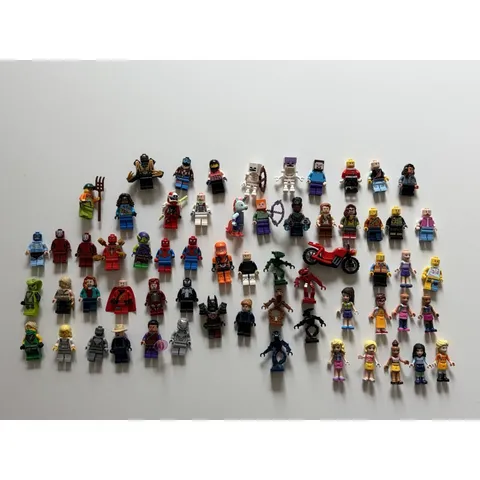 LEGO Minifigures Bulk Lot Marvel DC Comics Star Wars Ninjago Bionicles Minecraft