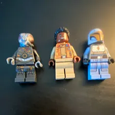 LEGO Star Wars Minifigure BOUNTY HUNTERS Lot of 3 Assorted Characters Plastic