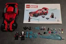 LEGO Marvel 76244 Miles Morales vs. Morbius Complete W/ Instructions 