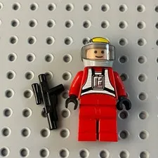 LEGO Rebel Pilot B-wing Minifigure Star Wars 6208 sw0032a (2006)