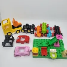 LEGO DUPLO Lot of Unique Special Pieces - Vehicles - 19 Pieces