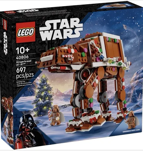 LEGO® Star Wars™ Sealed Gingerbread AT-AT 691 Piece Building Set 40806 Exclusive