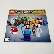 Lego 21116 Minecraft Crafting Box Instruction Manual Book 2