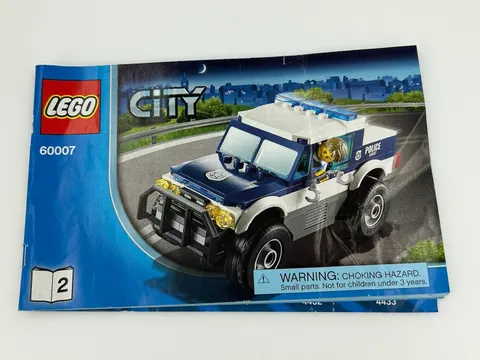 Lego Instructional Manual Only Booklet #2 60007