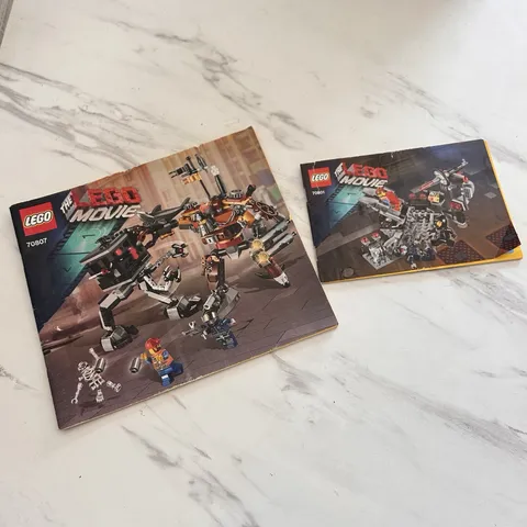 Lego The Lego Movie Manuals Instructions 70801 & 70807
