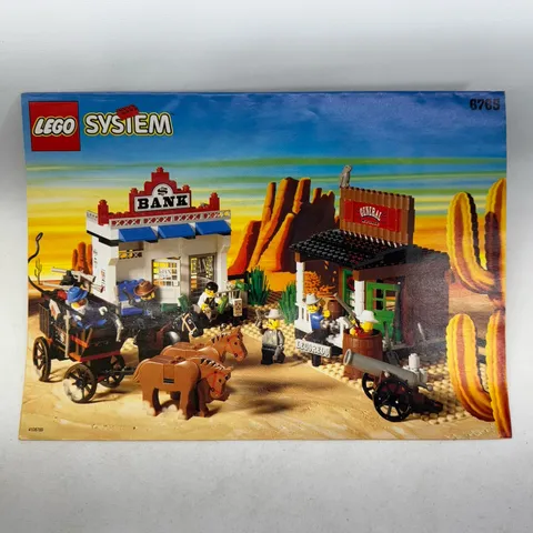 VG+ LEGO 6765 Gold City Junction Instructions Manual Book Only Western 1996