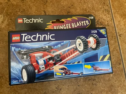 Vintage (1997) Lego Technic: Blast-Off Dragster (#2129) New Sealed