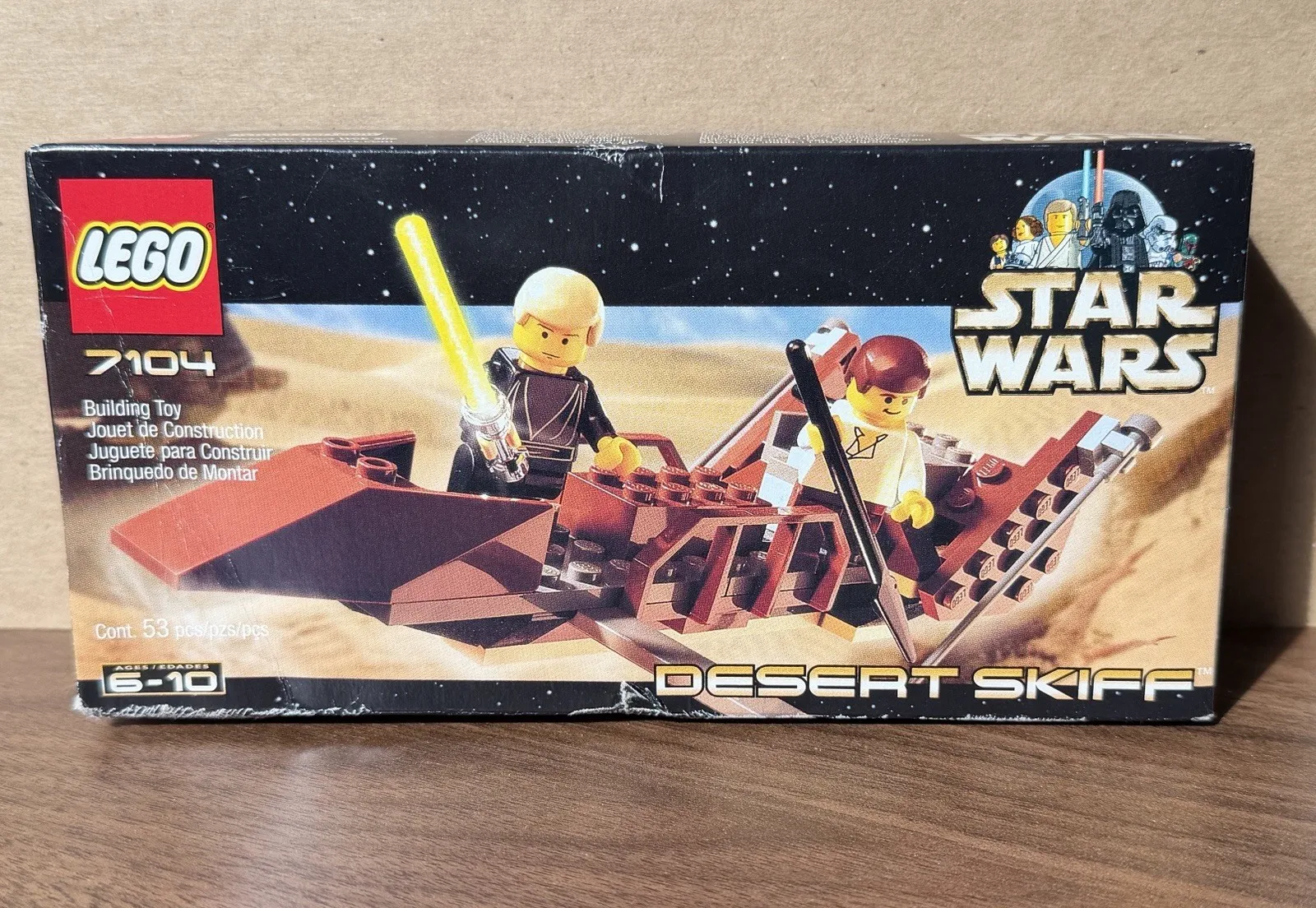 LEGO Star Wars: Desert Skiff (7104) New in Sealed Box Vintage Retired