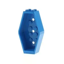 1x LEGO Coffin Box Base 2x4x6 Blue Sarcophagus Crate Egypt Pharaoh 4114037 30163
