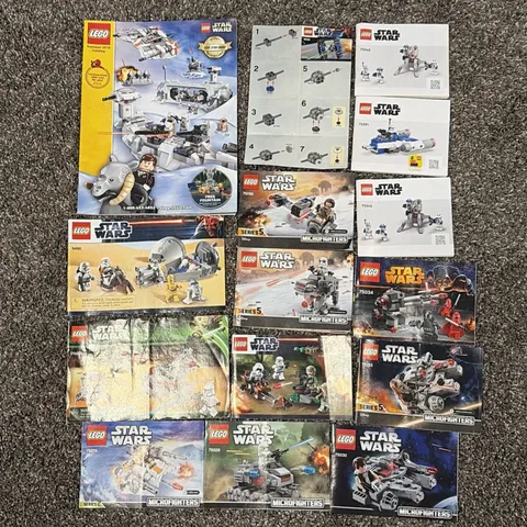 Lego Star Wars Instruction Manual And Catalog Lot