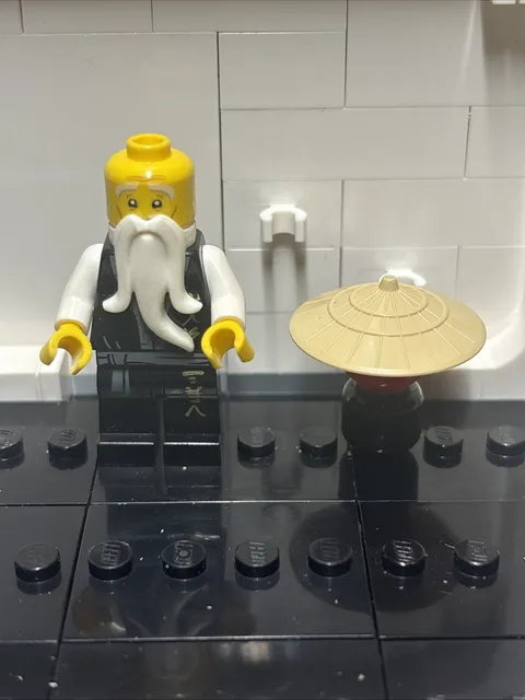 LEGO Ninjago Wu Sensei Legacy Black Robe Minifigure 2507 2255 2521