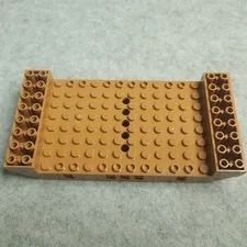 LEGO 95227 Boat Hull Large Middle 8 x 16 with 5 Holes Medium Nougat x1 Genuine