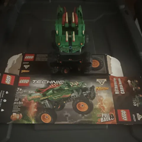 LEGO Technic Monster Jam Dragon Pull-Back 42149 217pcs Ages 7+ Box