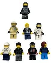 Lot Of 8 Drivers LEGO Speed Champions Minifigure sc093 Porsche McLaren Ferrari