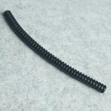 LEGO 78c14 Hose Ribbed 7mm D 14L 11.2cm Black x1