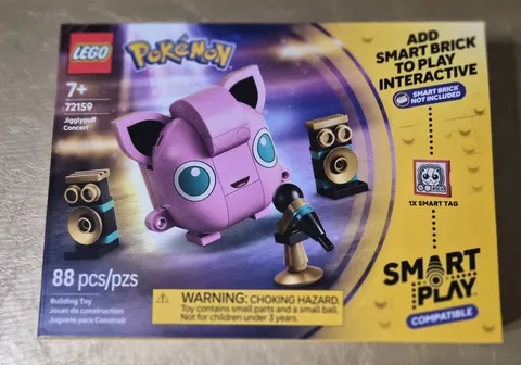 LEGO POKEMON #72159 JIGGLYPUFF CONCERT 88 PIECES SMART PLAY NIB 