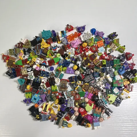 LEGO Minifigure Parts Bulk Lot mostly series minifigure parts 8.8oz