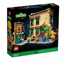 LEGO (21324) Ideas 123 Sesame Street Brand New Sealed Retired