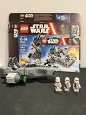 LEGO Star Wars First Order Snowspeeder 75100 Complete With Figs Box Instructions