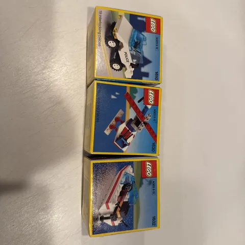 3 LEGO Classic sets! 1610 Police Car, 1630 Helicopter and 1632 Speed Boat