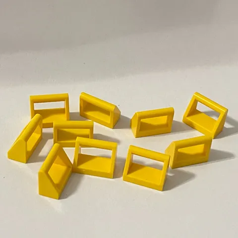 Lego 2432 Yellow Replacement Add-on Pieces Parts Lot of 10
