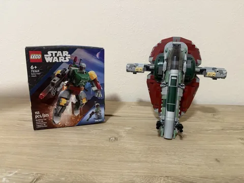 LEGO Star Wars Lot of 2 Boba Fett Mech 75369 and Boba Fett’s Starship 75312