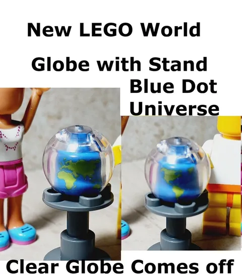 New LEGO Globe Sphere Space Islands WORLD Global Earth Planet Home Ocean Collect